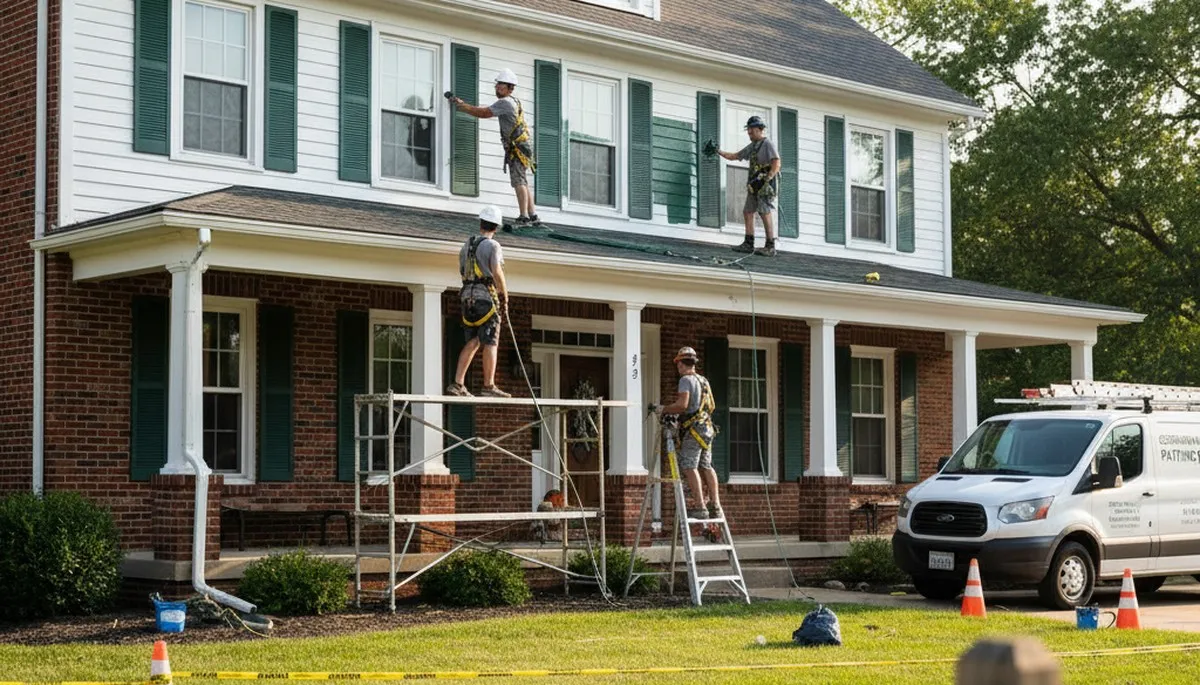 Professional painter serving Peoria, IL for residential and commercial painting services